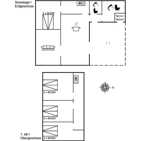 度假居 Minte - 450m From The Sea By Interhome